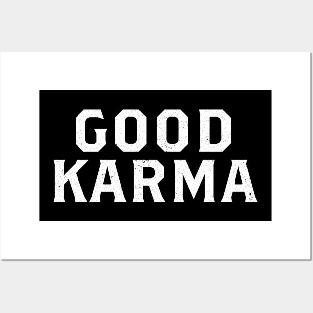 Good Karma Spirituality Yoga Wall Art by Fenn